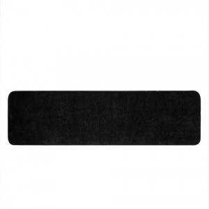 Black Solid Anti-Skid Floor Runner