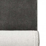 Grey Solid Hand-Tufted Anti-Skid Woolen Carpet