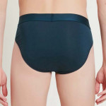 International Collection Teal Blue Solid Briefs