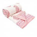 Unisex Pink Blankets Quilts and Dohars