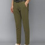 Slim Fit Flat-Front Trousers